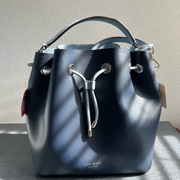 Kate Spade Navy Bucket Bag - Picture 1 of 8